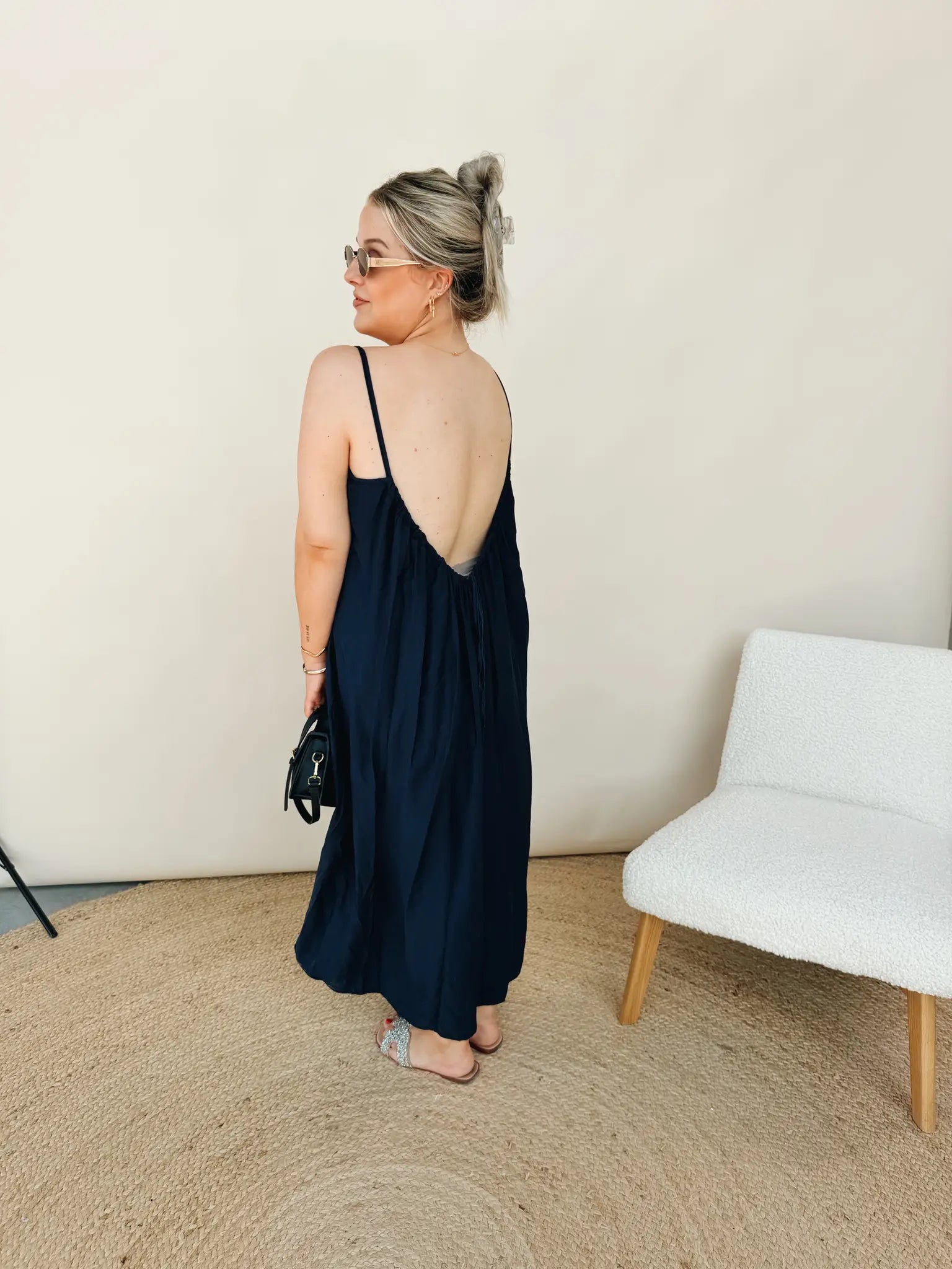 Vittoria Jurk Marineblauw