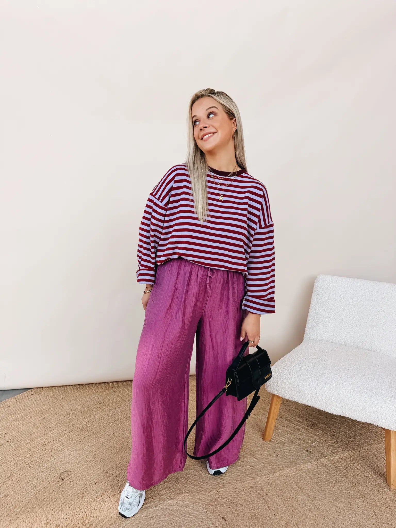 Leonore Pantalon Magenta