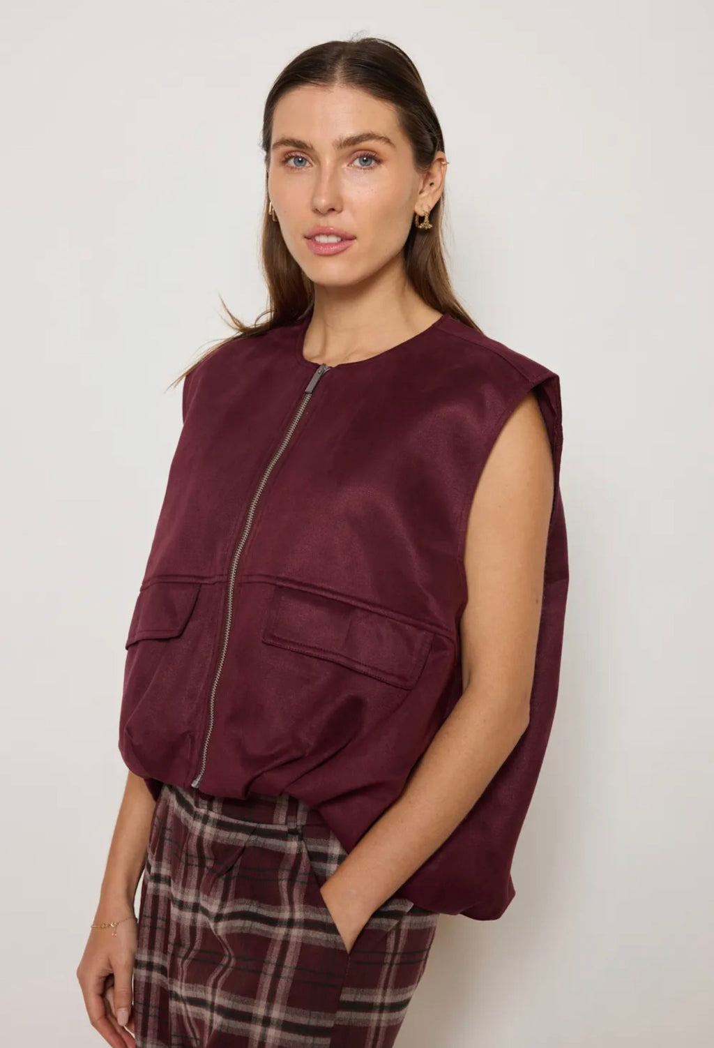 Mina Jacket Bordeaux