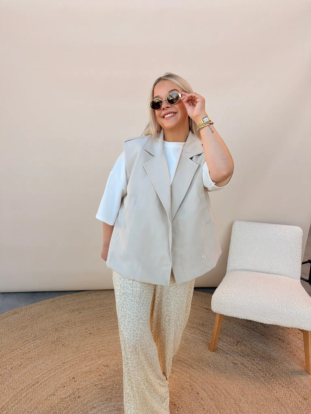 Noé Blazer Beige