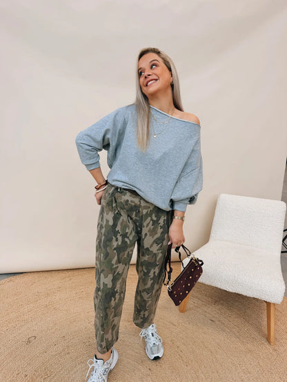 Marie Top Lichtgrijs