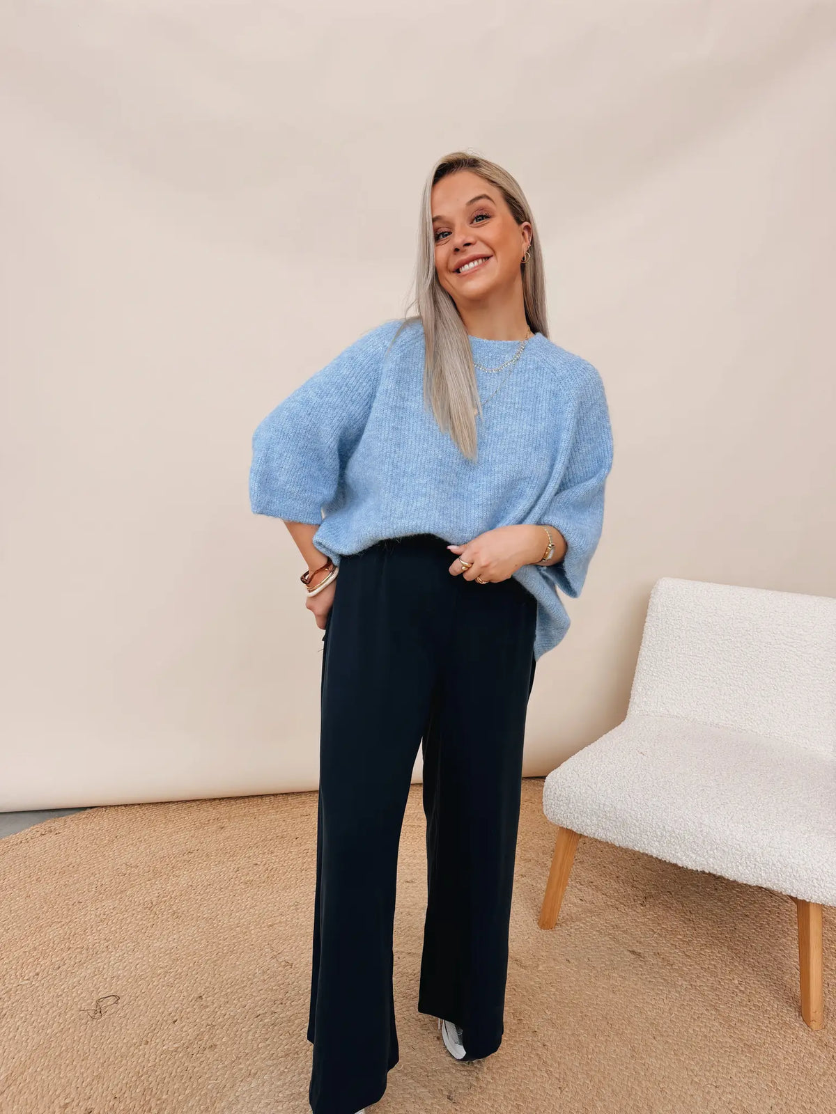 Chloé Pull Babyblauw