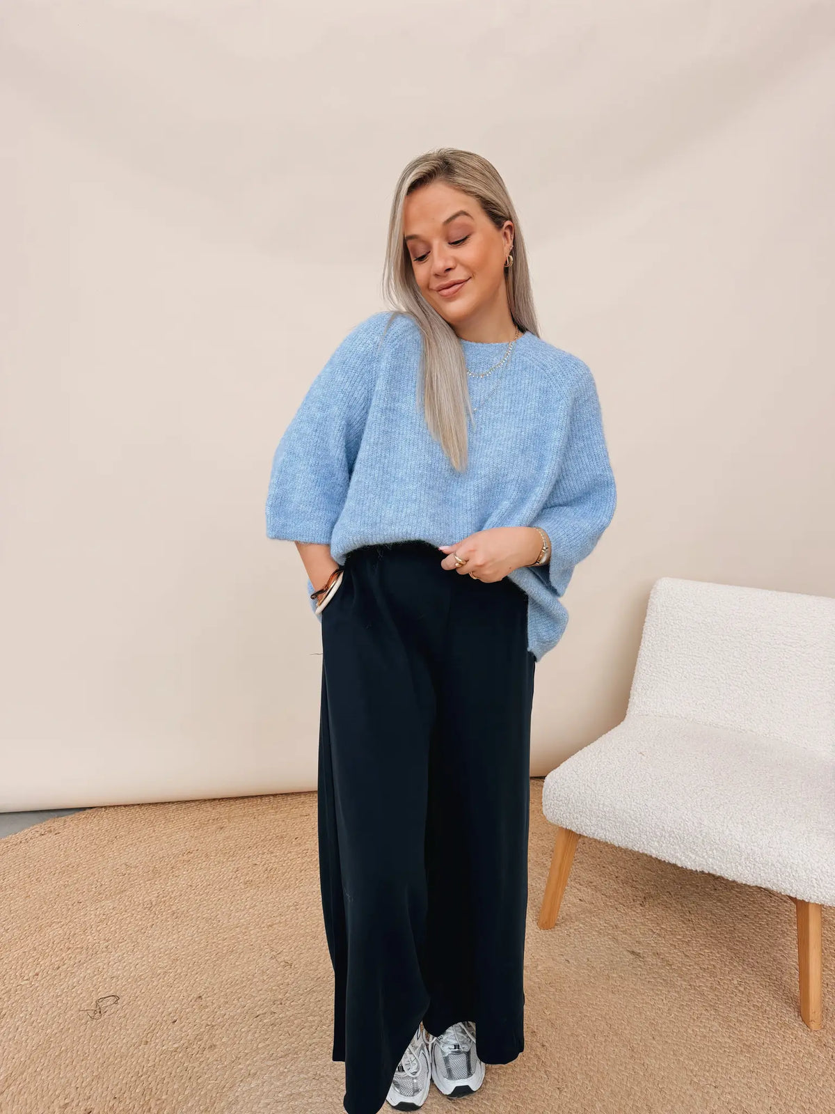Chloé Pull Babyblauw