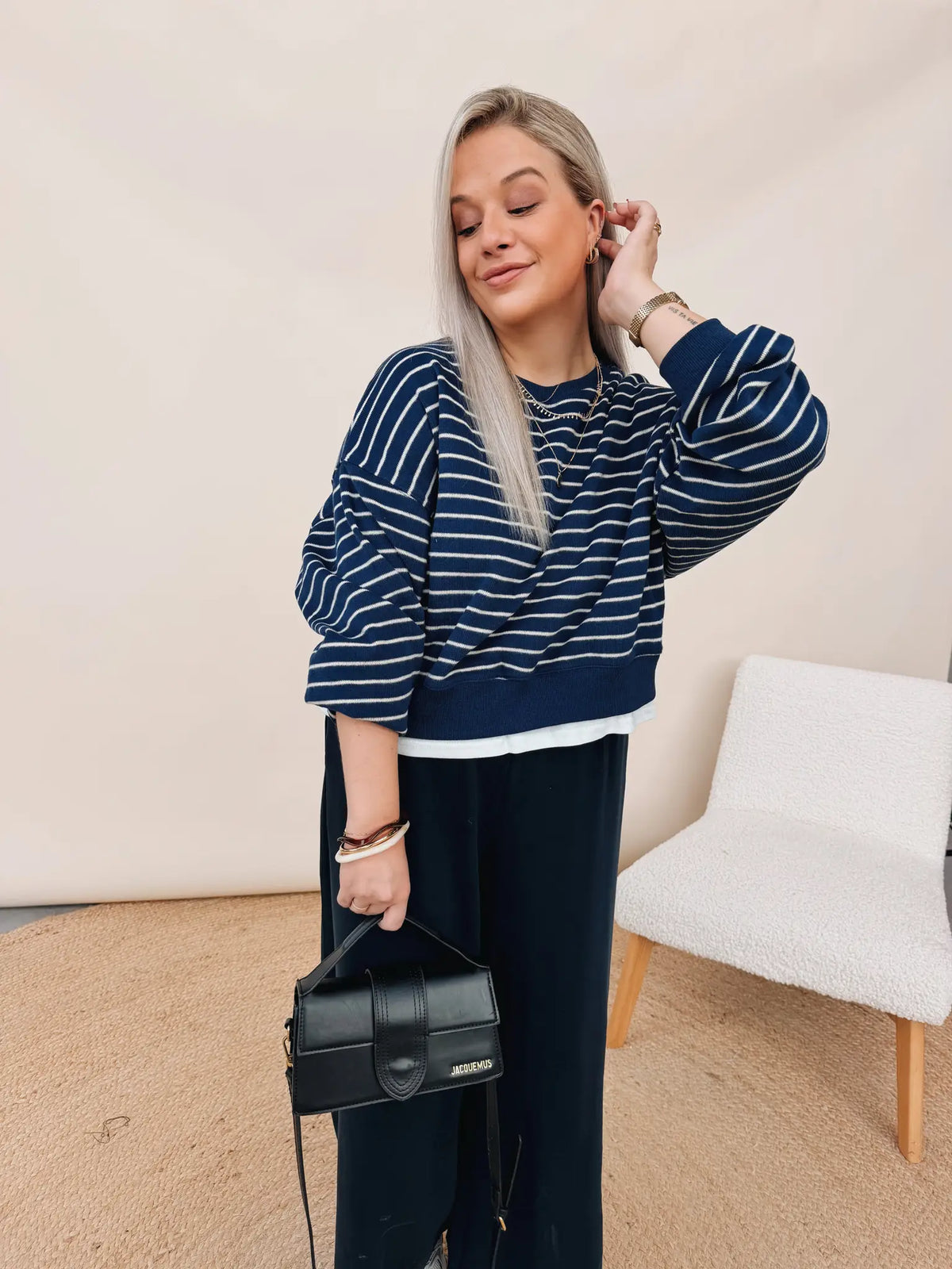 Emilie Sweatshirt Navy