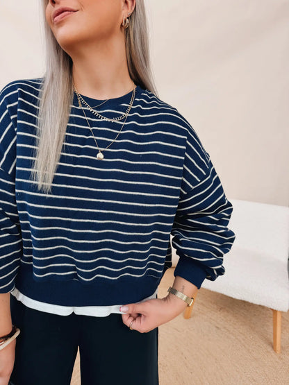 Emilie Sweatshirt Navy