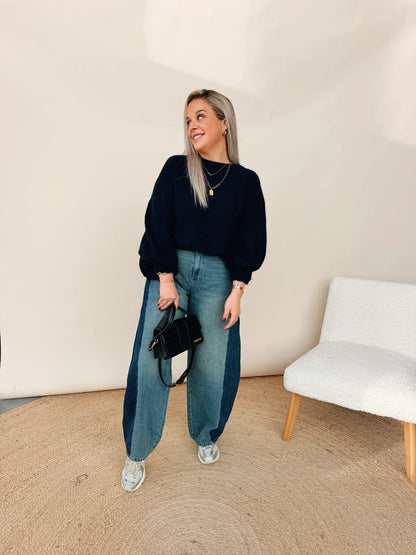 Linde Balloon Jeans Bicolor