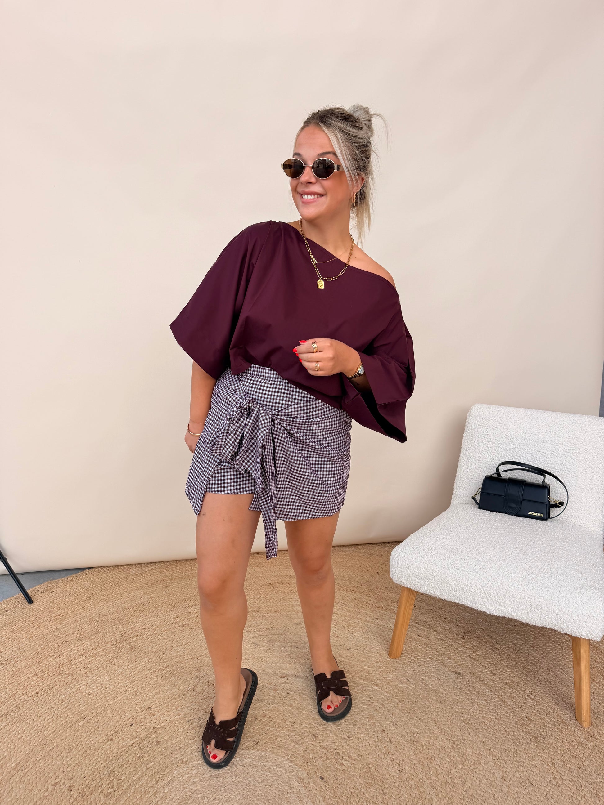 Lana Skort Bordeaux