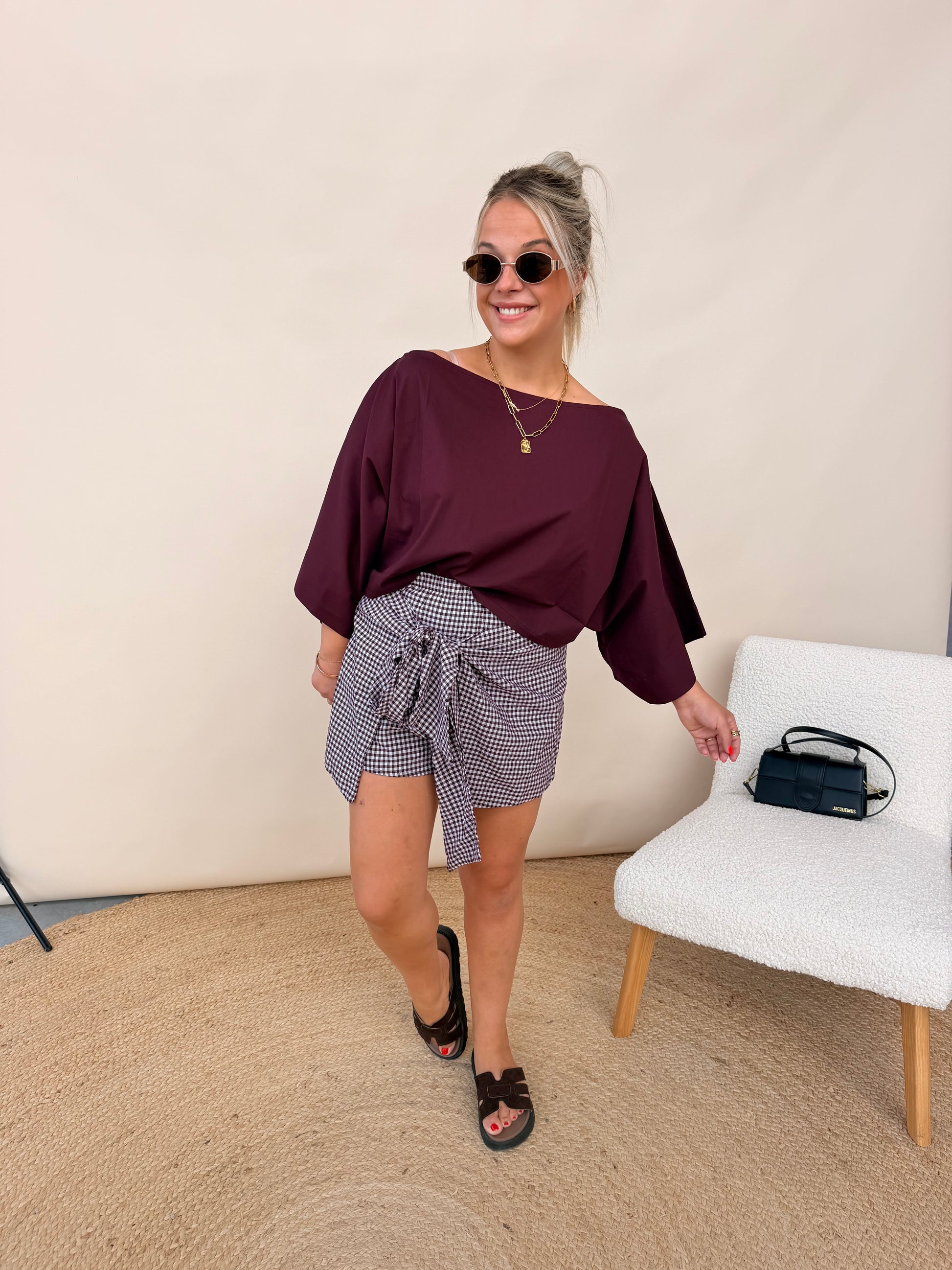 Lana Skort Bordeaux