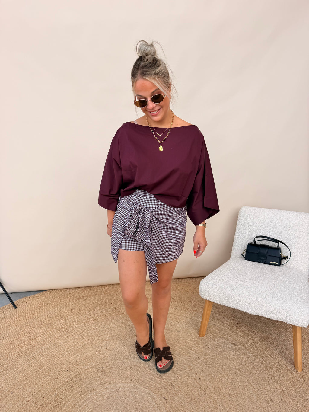 Lana Skort Bordeaux