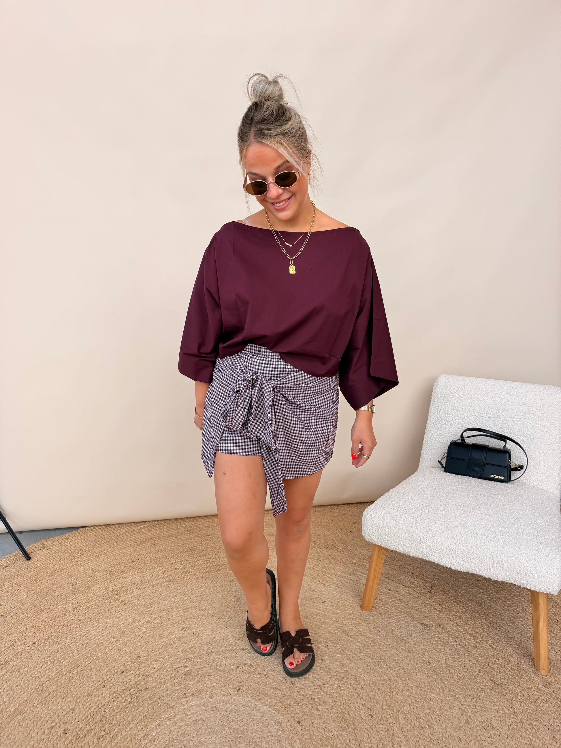 Lana Skort Bordeaux