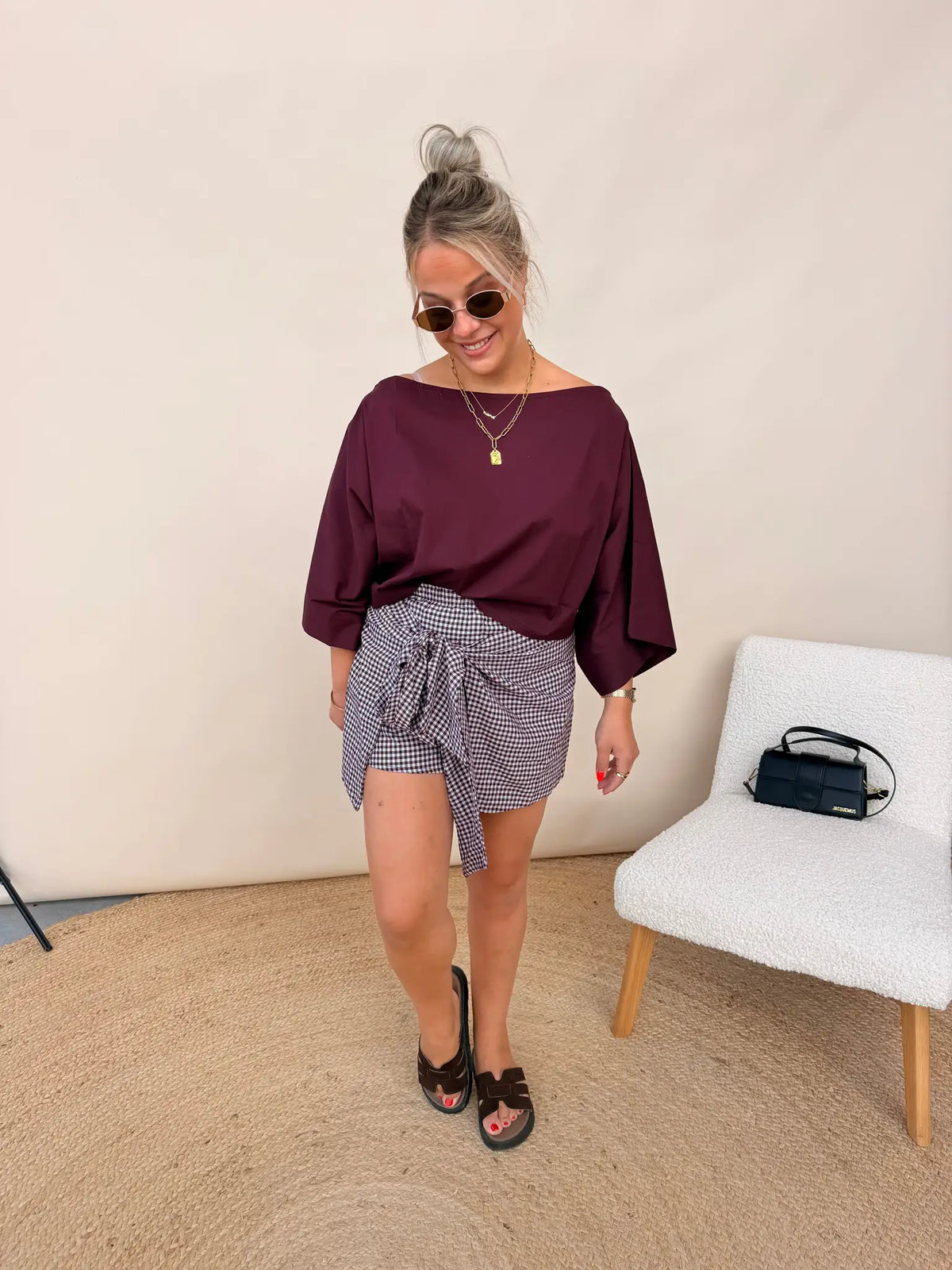 Lana Skort Bordeaux
