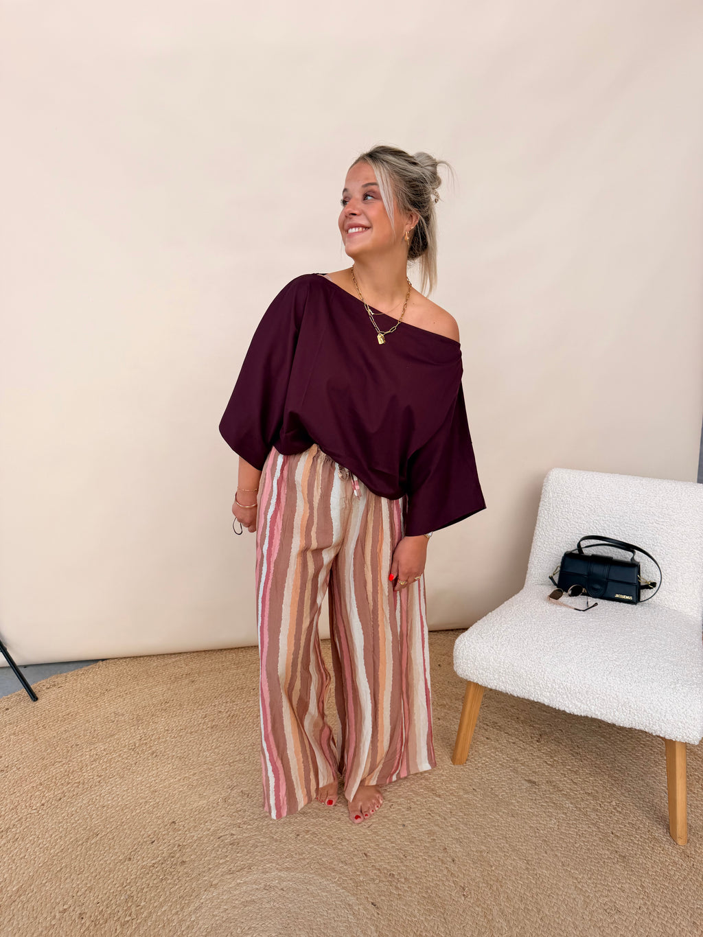 Margueritte Pantalon Beige