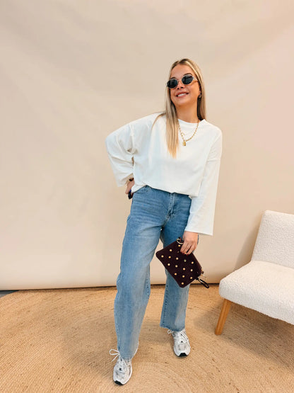 Paulette Balloon Jeans Paillettes