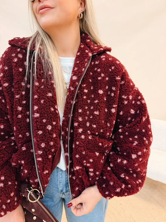Clara Jacket Bordeaux