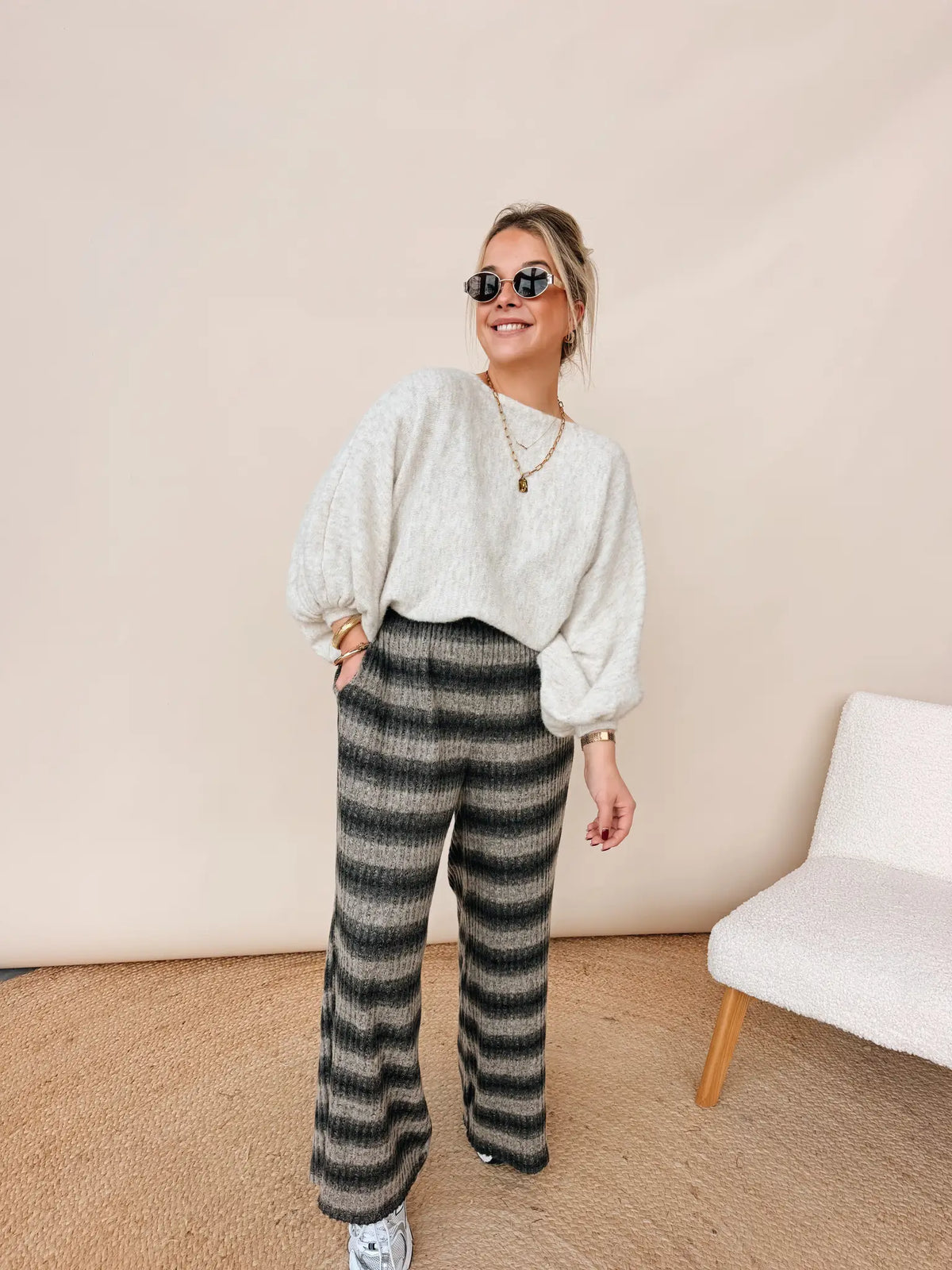 Lonneke Pantalon Gris
