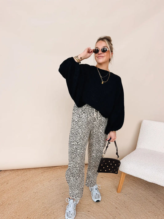 Lilou Leopard Pantalon