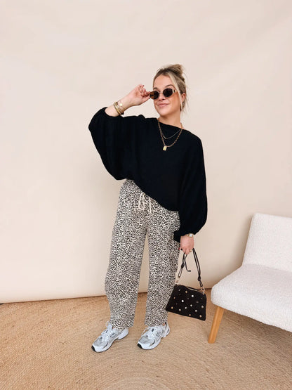 Lilou Leopard Pantalon