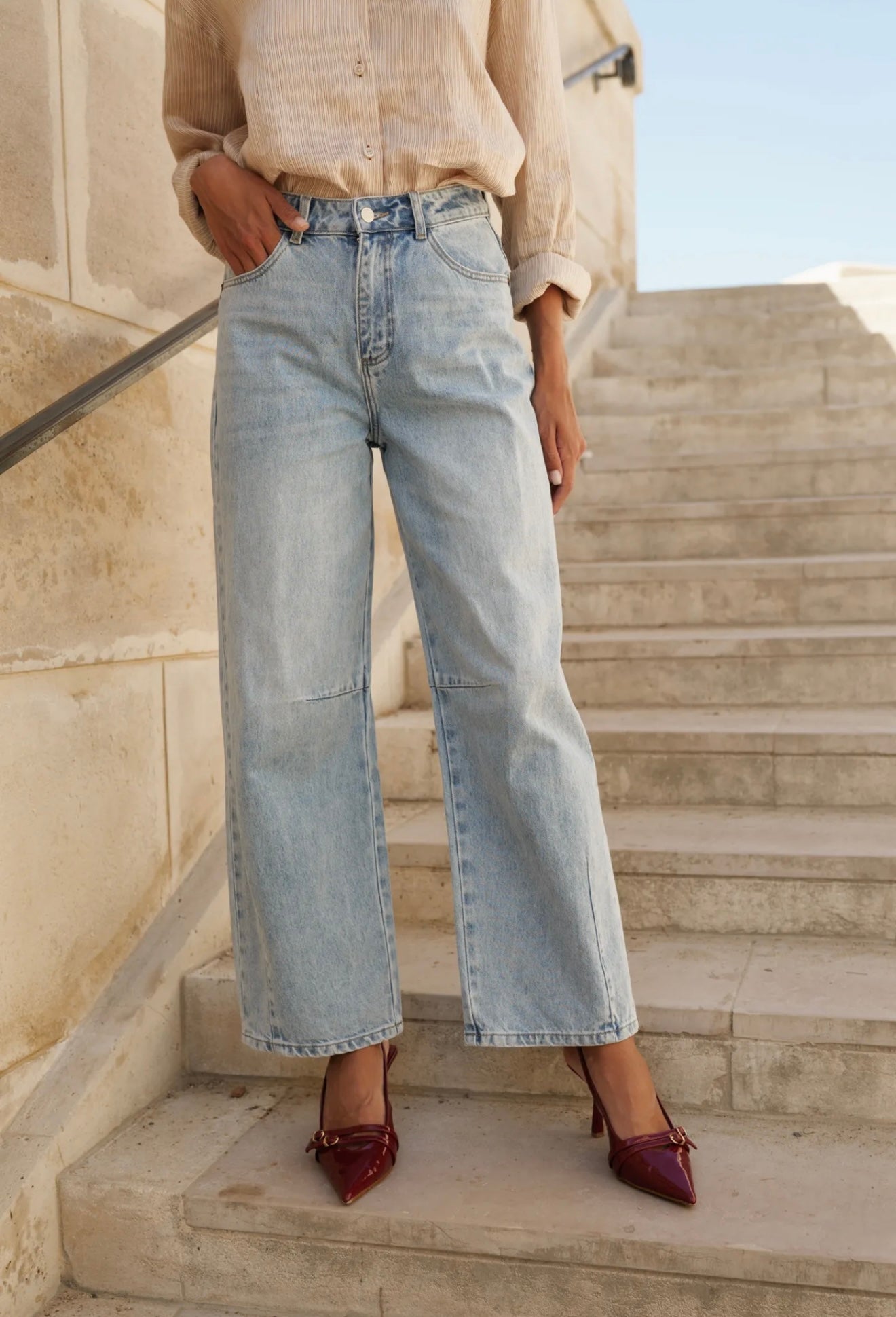 Brook Balloon Jeans Light