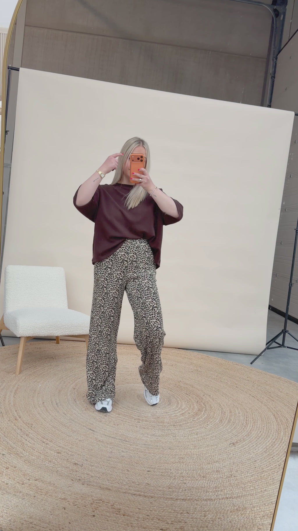 Vieve Leopard Pantalon