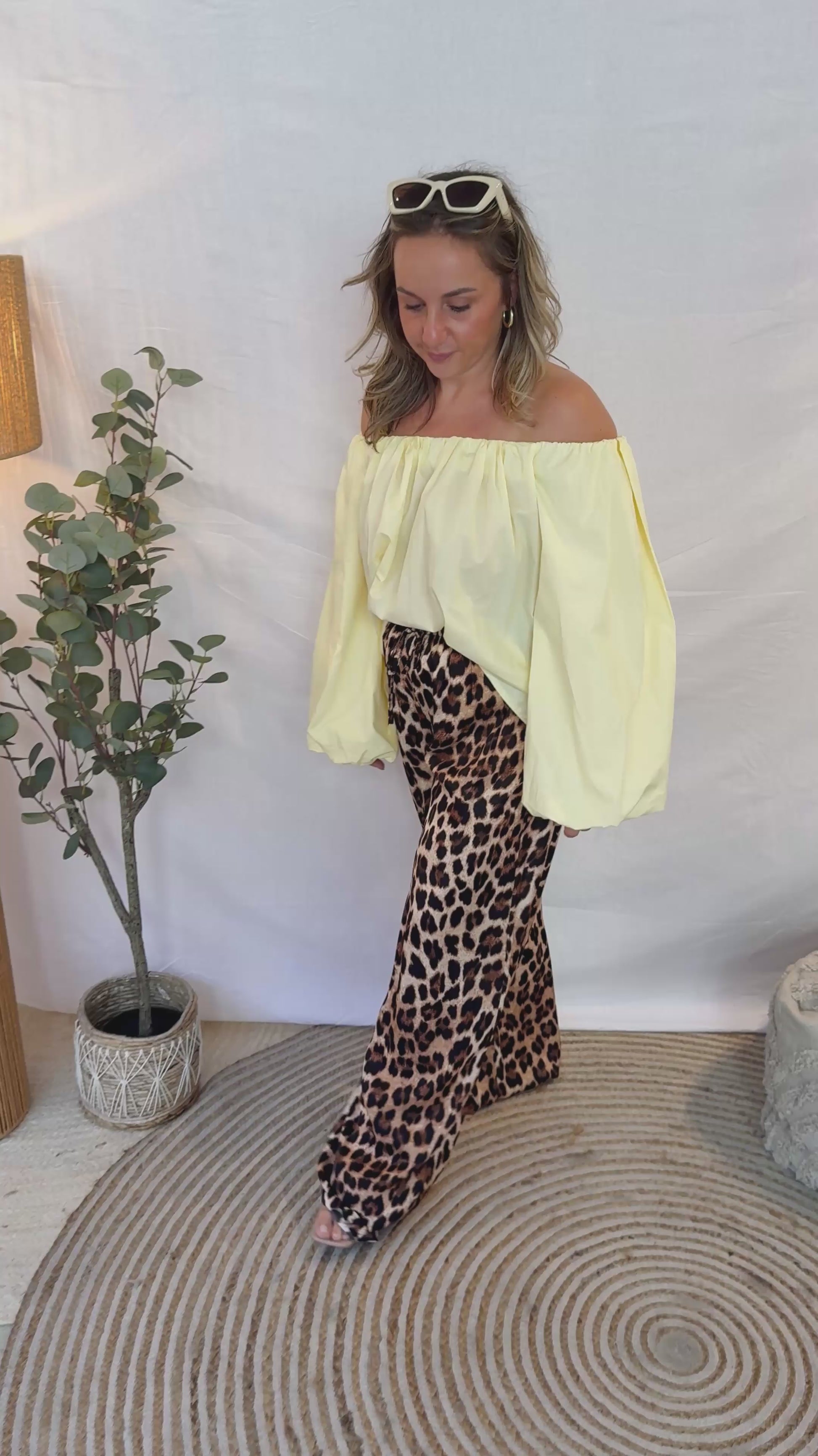 Buna Leopard Pantalon